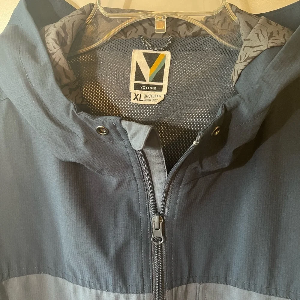 Voyager Mens Blue Windbreaker XL